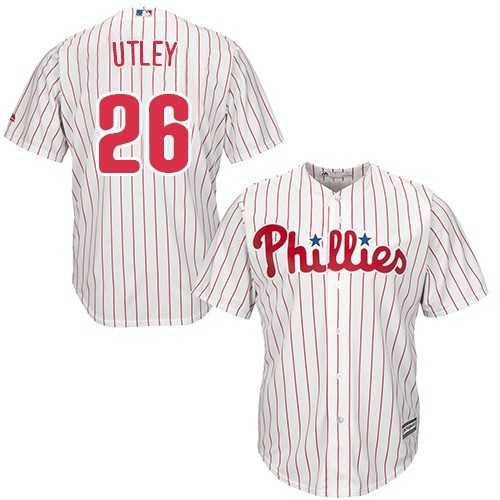 Phillies 26 Chase Utley White Cool Base Jersey Dzhi,We sell and wholesale Phillies 26 Chase Utley White Cool Base Jersey Dzhi on line form chian!